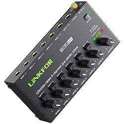 LiNKFOR 6 Channel Audio Mixer, Ultra-compact 6