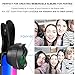 Universal Cellphone Camera Lens Kit – Luxsure Cellphone Lens 100° Wide Angle Lens + 15x Macro Lens + 0.28X Fisheye Lens Compatible with iPhone Xs/MAX/X/ 8 Plus/Android/Samsung and Most Smartphones