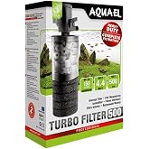 Aquael Turbo Filter 500, Internal Aquarium Filter, In Tank Filtration, 5-40 Gallons