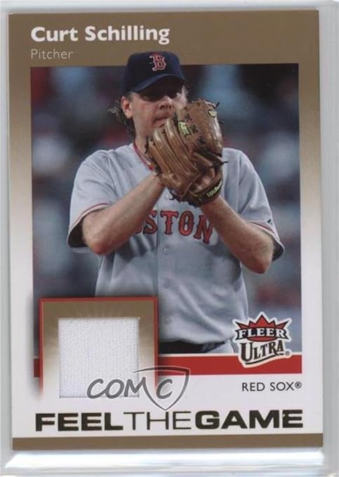 Amazon Curt Schilling Baseball Card 2007 Fleer Ultra Feel The 