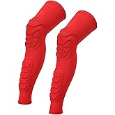 PATIKIL Knee Calf Pads Knee Braces Pad Compression Leg Sleeve Protective Calf Shin Guard for Youth Adults Football Basketball Baseball