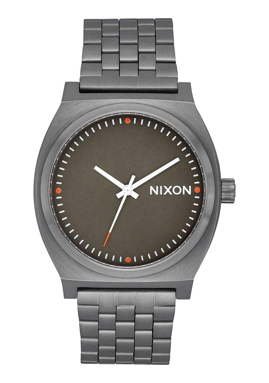 Nixon Time Teller Gunmetal/Slate/Orange Men's Watch Slate