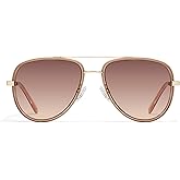 QUAY - Sunglasses for Men & Women, Oversized Sunglasses with UV Protection (All In Medium, Doe/Brown Fawn)