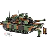 COBI Armed Forces M1A2 Abrams (PL) Tank Building Set, 1065 Pieces