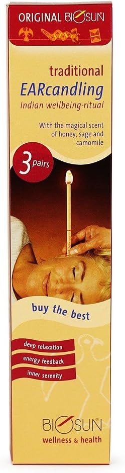 Biosun Hopi Earcandles Pack of 3 Pairs