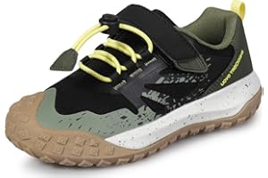 UOVO Boys Hiking Shoes Waterproof Running Fashion Sneakers Breathable Lightweight Non-Slip Outdoors Trekking Sports(Toddler/Little/Big Kids)