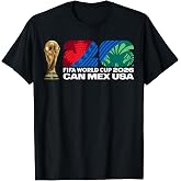 FIFA World CUP26 FIFA Host Country Trophy Color T-Shirt