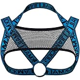 JOCKMAIL Mens Mesh Crop Top Body Chest Muscle Tops Harness Men Shoulder Bandage