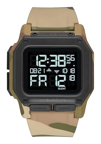 Nixon Mens Digital Watch with PU Strap A1180-2865-00 in Dubai