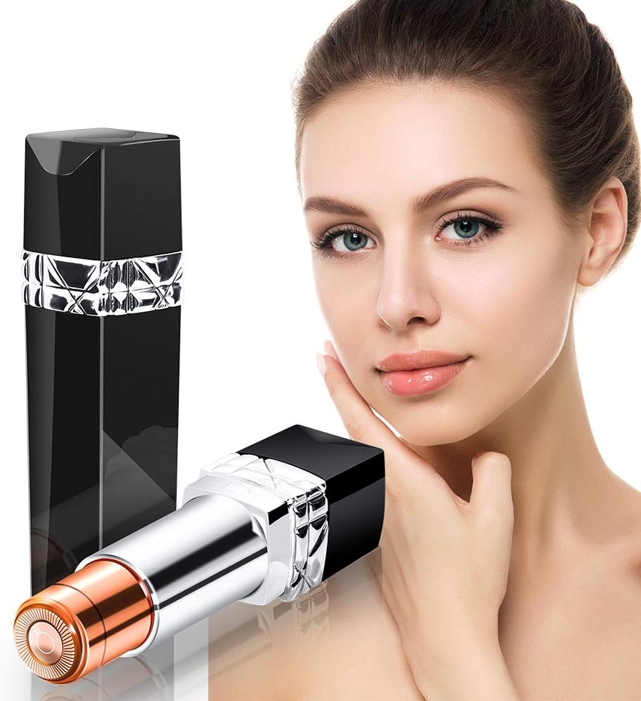 Flawless Facial Hair Remover - Face Painless Hair Remover for Women’s with IPX6 Waterproof, Intelligent Touch Switch Portable Razors Cheek, Lips, Chin and Neck Hair Trimmers for Wome (White)