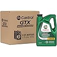 Castrol GTX High Mileage 5W-30 Synthetic Blend Motor Oil, 5 Quarts, Pack of 3