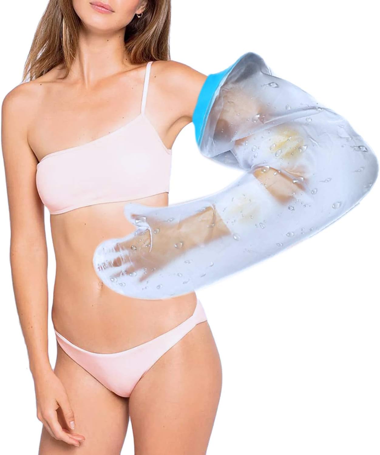 Cast Cover for Swimming, Kids Full Arm Cast Cover for Swimming Reusable Cast