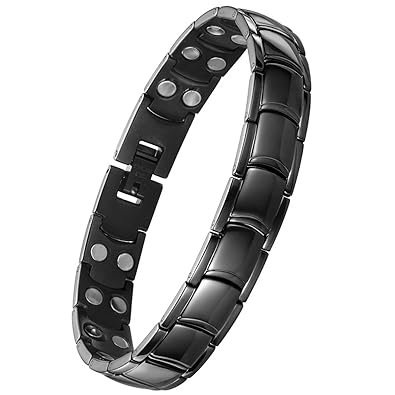 Jeracol Magnetarmband für Herren Stärke Doppel Magneteschmuck Schmerzlinderung für Arthritis und Karpaltunnel Mit Entfernen W