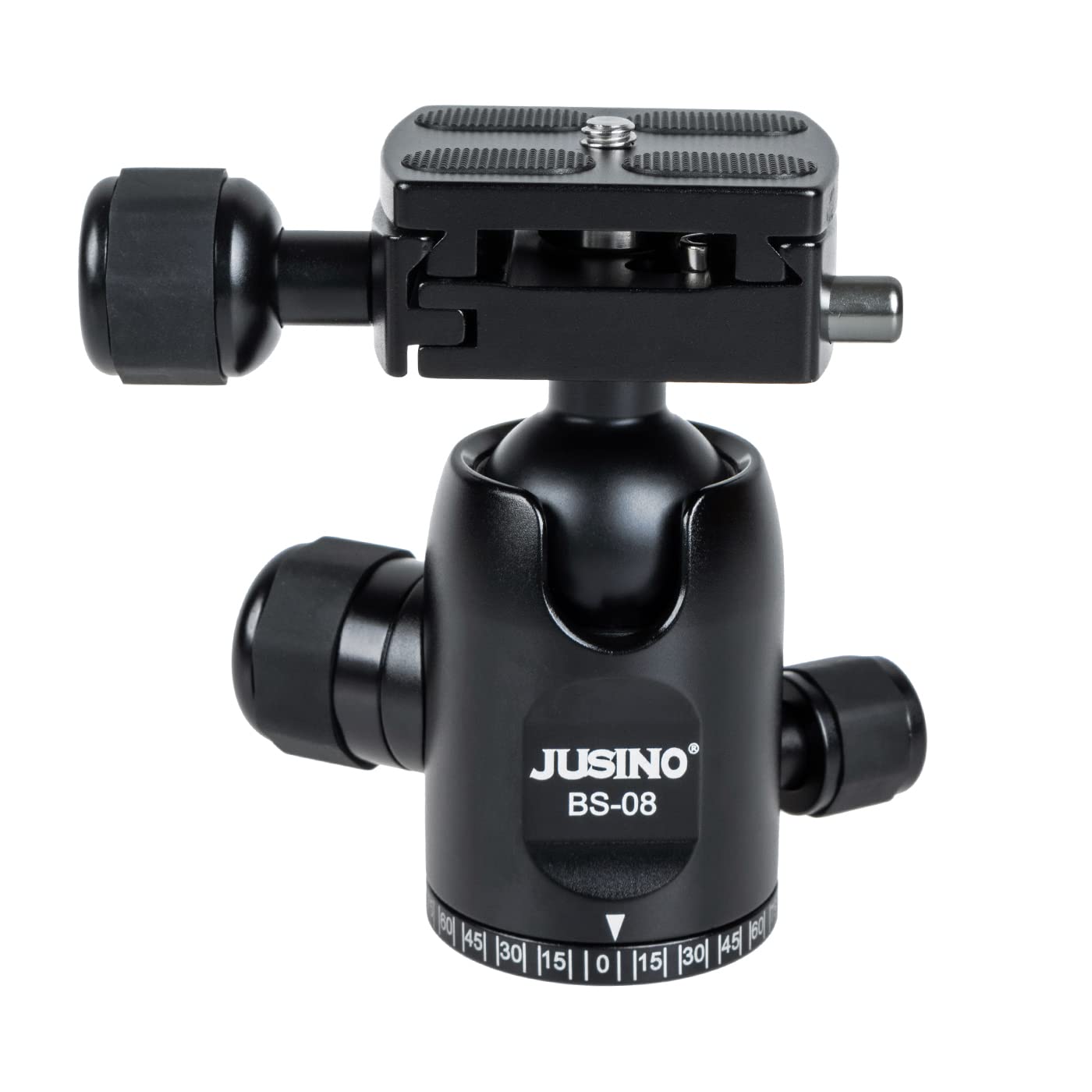 JUSINO BS-08 Ball Head Tripod Head 3 kg Load Capacity Aluminium Black