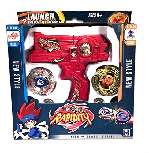 New beyblade set metal fusion fight master tops + dual …