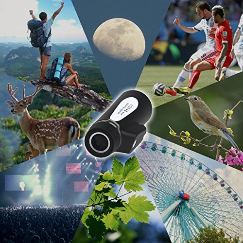 COSTIN 10x42 Monocular Telescope, Central Focusing with Built-in Rangefinder Scale Plus Directional Compass, BAK4 Prism Multi Coated HD Lens, Wide Field View Portable Fogproof Golf Scope-Elegent Black