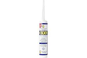 CT1 Clear TRIBRID Multi-Purpose Sealant & Adhesive - Bathroom, Shower & Window Sealant - Odourless - Anti Mould Waterproofing Sealant Adhesive - Vibration Resistant & Flexible - 290ml