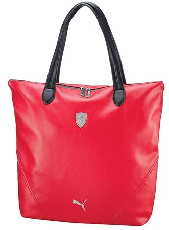 puma ferrari handbag silver