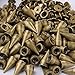RUBYCA 100 Sets 14MM Bronze Color Bullet Cone Spike and Stud Metal Screw Back for DIY Leather-Craft