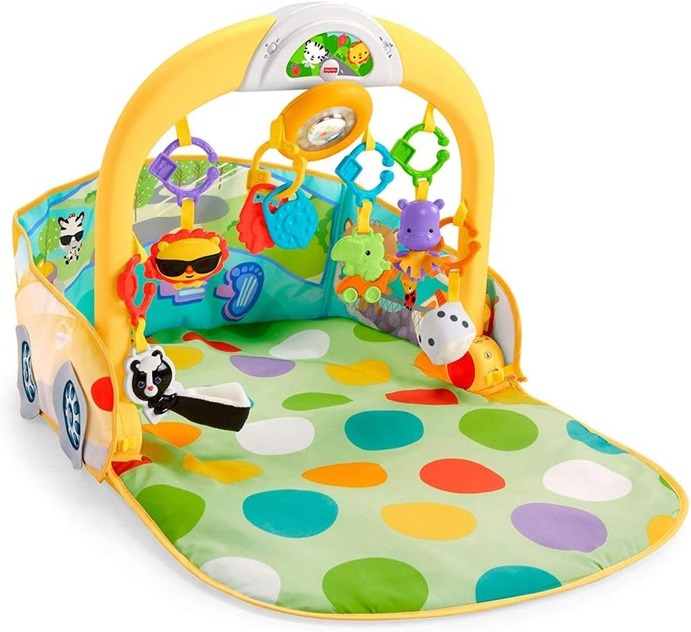 Zmsdt Newborn Baby Gamepad Three-in-one Convertible Car Gym Children's Game Pad Smart Toy Pad