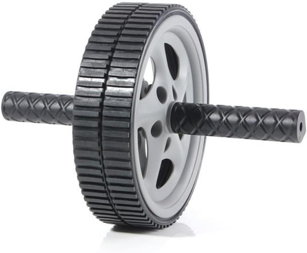 QWDLID Dual-Wheel Design ABS Portable Wheel Abdominal Roller Workout Gym Equipment Exercise Great for Adding Muscle in The Chest, Shoulders, Back and Arms