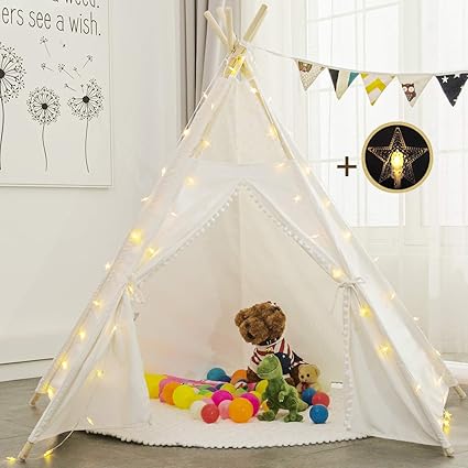 kids teepee with lights