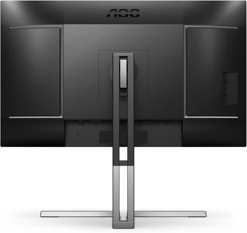 Monitor Q27U3CV 27 pollici 2560x1440, WQHD, 75Hz, IPS QD Panel, 4ms GtG, USB Hub Speakers, Height Adjustment, (HDMI1x 1.4 DP 1x 1.4) VESA HDR400 (certified), Nero/Argento — foto 3 di 8