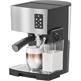 JZ.CAFE Espresso Machine 20 Bar - Espresso &amp; Coffee Maker with Automatic Milk Frother, Cappuccino Machine, Latte Maker for Home, office, 1250W