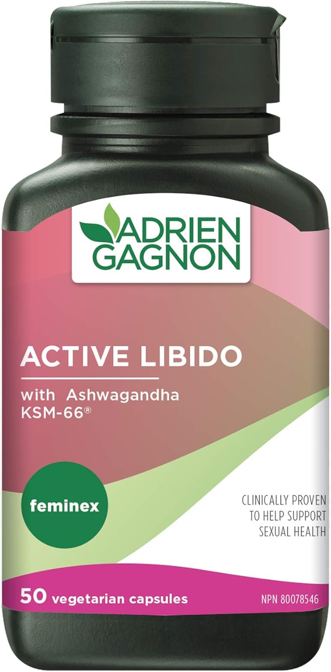 Adrien Gagnon Feminex Active Libido, avec KSM66® Ashwagandha, 50