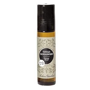 Edens Garden Vanilla Sandalwood Essential Oil Synergy Blend, 100% Pure Therapeutic Grade (Pre-Diluted & Ready To Use- Skin Care & Stress), 10 ml Roll-On