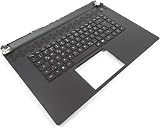 Dell Alienware m17 R5 AMD Palmrest Keyboard German RGB Backlit 0K0GPJ