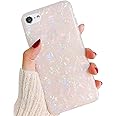 J.west iPod Touch 7th Generation Case, iPod Touch 6th 5th Case, Cute Glitter Pretty Pearly-Lustre Slim Soft Bumper TPU Silicone Shockproof Protective Case Cover for Girls Women (Colorful)