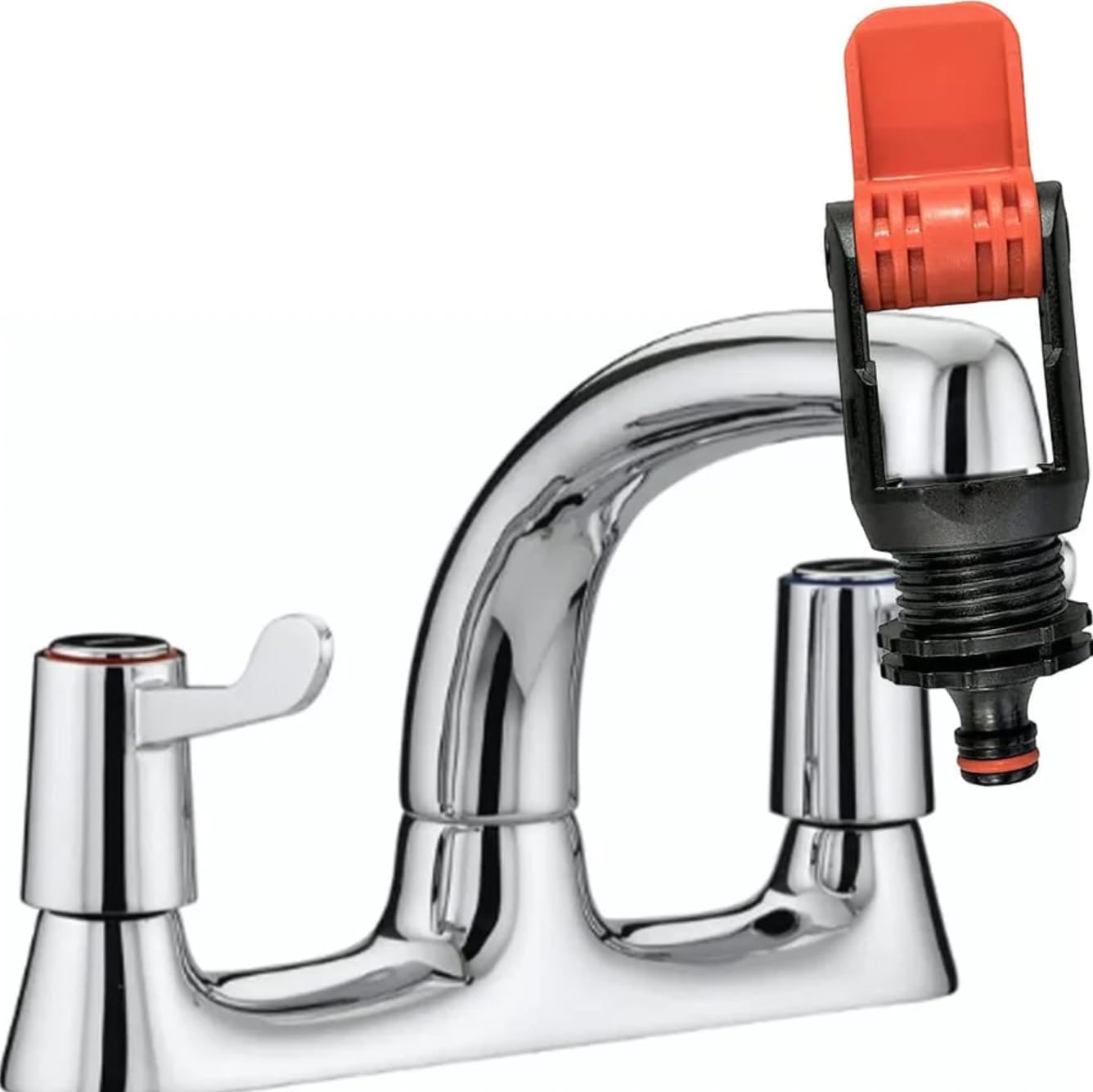 B2C Universal Tap Connector Adapter Mixer Kitchen Garden Hose Pipe Joiner Fitting 1/2 - Fits MOST kitchen taps