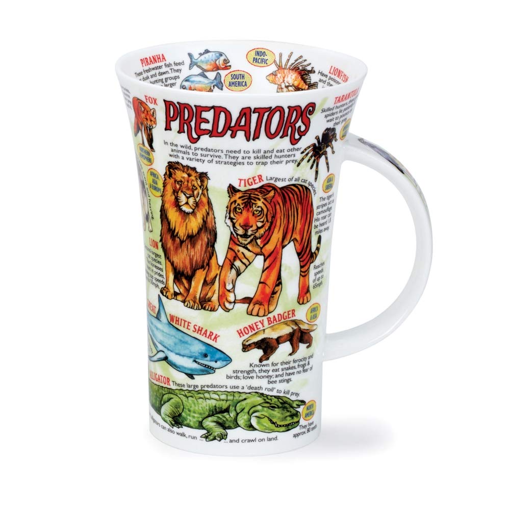 GL-PRED-XX Predators Bone China Mug - Glencoe Shape 0.5l