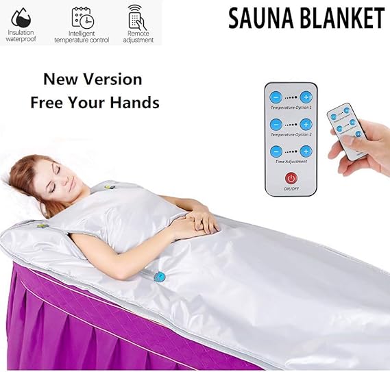 InLoveArts Oxford Infrared Sauna Blanket with Zipper to Free Your Hands