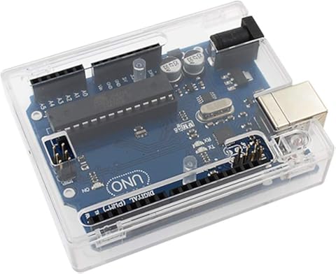 Un known Accesorios Electrónicos LDTR-PJ020 de ABS Transparentes Accesorios Tablero de Caja de plástico de la Cubierta for el Arduino R3 Desarrollo