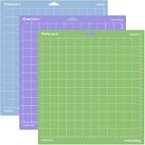 RANCOVY 12x12 Cutting Mats 3 Pack for Cricut Maker 3/Explore 3/Smart view 1