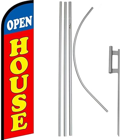 Amazon Com Aes Open House Blue Red White Yellow Windless