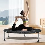 Panana Foldable Mini Trampoline 48 Inch Fitness Rebounder 150kg Capacity view 2