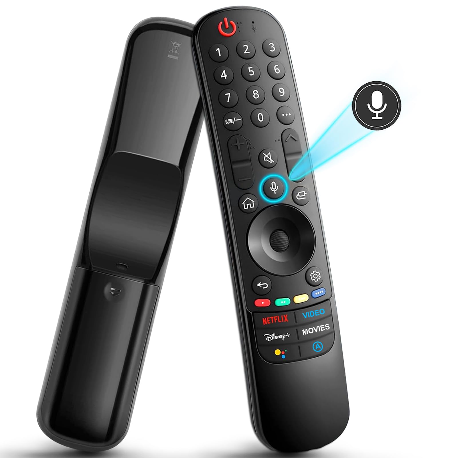 Magic Remote with Voice and Pointer Function Compatible with LG 2018-2024 Smart TV, for LG TV Remote Replacement, fits for MR24GA MR23GA MR22GA MR21GA MR20GA Voice Magic Remote