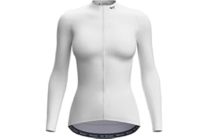 Wulibike Cycling Jersey Women Long Sleeve,Bicycle Biking Bike Shirts for Women with Pockets