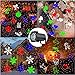 Ucharge Christmas Laser Light, [Newest Version] Snowflake Led Landscape Spotlight 10 Slides Sparkling Laser Light Show Rotating Outdoor Projection Lights Holiday, Christmas Decoration, Multi