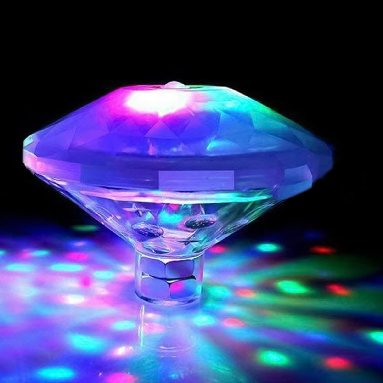 Floating Disco Light with 7 Modes - Led Bath & Pool Light, Waterproof Color Changing Underwater Disco Fountain Decorations