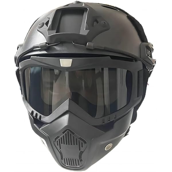 FAST HELMET ブラック マイク付き FMA Tactical Helmet Thicken Riding Helmet Protective Helmet