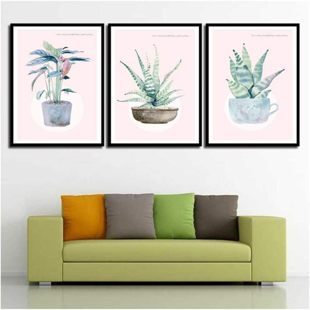 YIYAOFBH Arte de la Pintura de la Pared de la Lona con Estilo para la