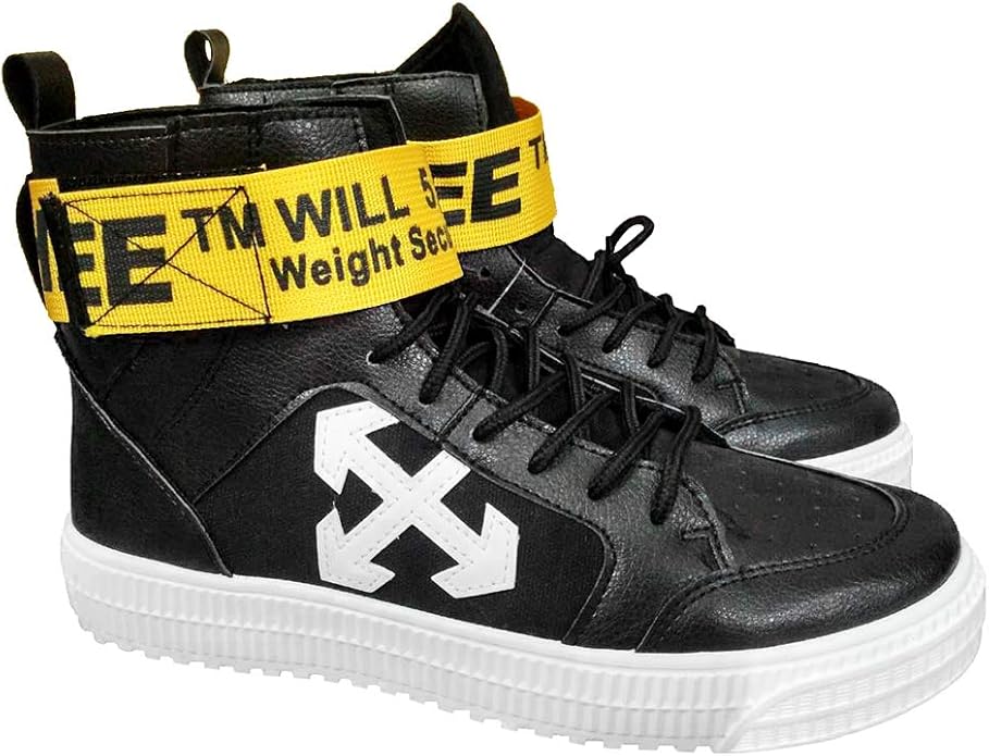 Amazon オフホワイトハイカット スニーカー 40 黒 Off White オフホワイト スニーカー