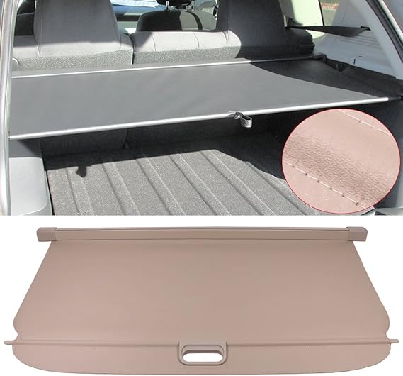 Automotive Rear Deck Covers Cargo Cover Fits 2007 2017 Jeep Compass Patrior 2008 2009 2010 2011 2012 2013 2014 2015 2016 Black Pu Tonneau Cover Retractable By Ikon Motorsports