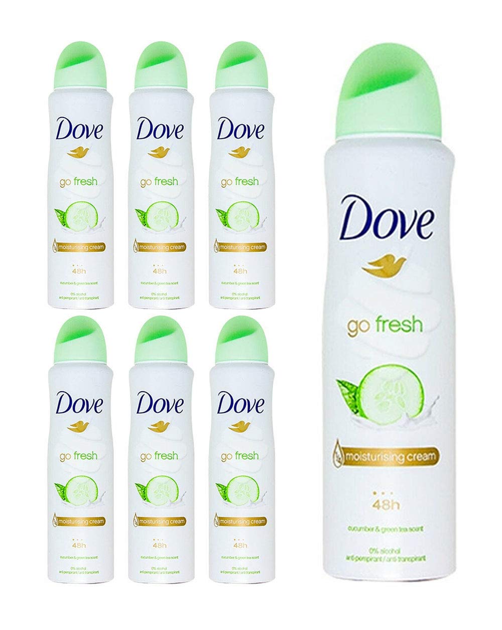 Buy Dove Antiperspirant Deodorant Spray Moisturizing Cucumber & Green