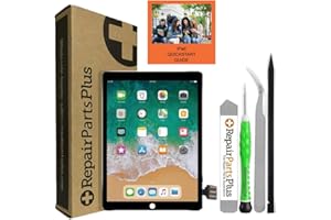 Repair Parts Plus for iPad Pro 9.7 | Screen Replacement LCD Display and Glass Touch Digitizer Premium Kit (9.7", A1673 | A1674 | A1675) + Tools + Adhesive - Black