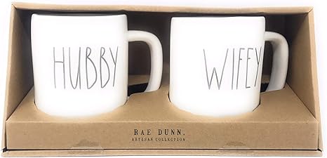 hubby wifey rae dunn mugs